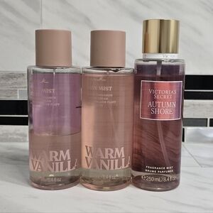 Victoria's Secret Warm Vanilla & Autumn Shore Bundle